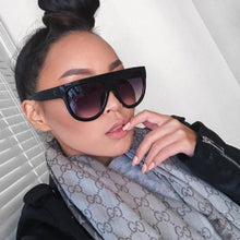 Load image into Gallery viewer, Flat Top Oversized Women Sunglasses